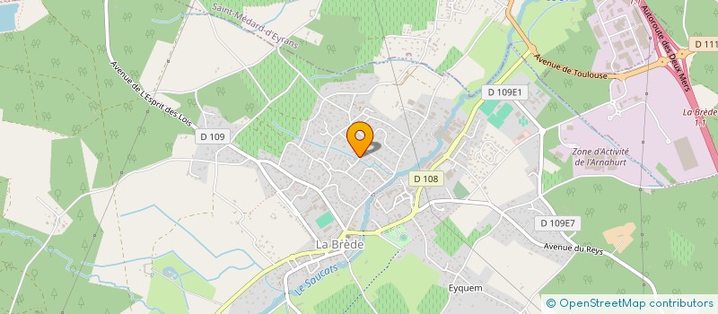 localisation de l'entreprise SCI GUIOT 1  LA BREDE