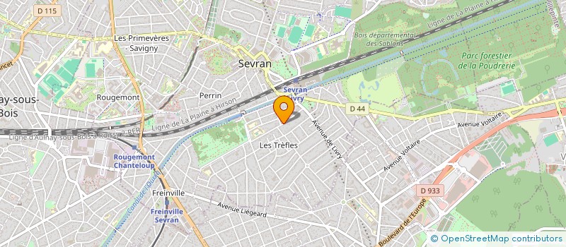localisation de l'entreprise SCI GUIOT BONDY à SEVRAN
