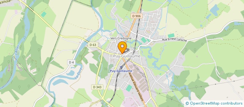 localisation de l'entreprise SCI GUIOVILLE  PUY-GUILLAUME