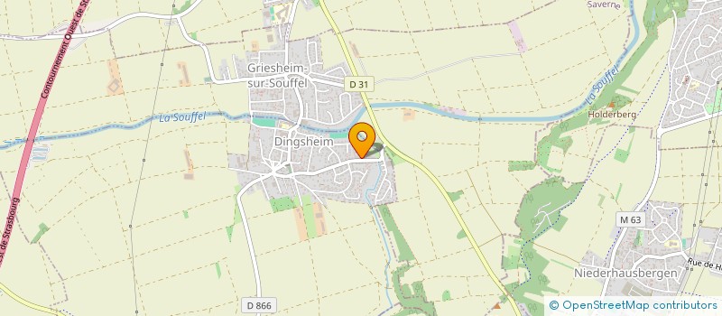 localisation de l'entreprise SCI GUIPHIL  DINGSHEIM