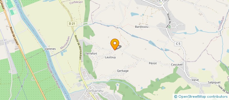 localisation de l'entreprise SCI GUIPHIL  CORBARIEU