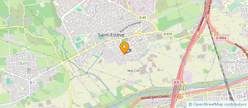 localisation de l'entreprise SCI GUIPIES  SAINT-ESTEVE