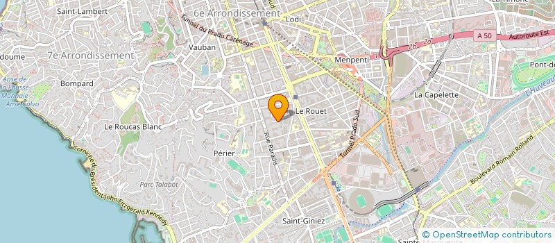 localisation de l'entreprise SCI GUIQUI à MARSEILLE