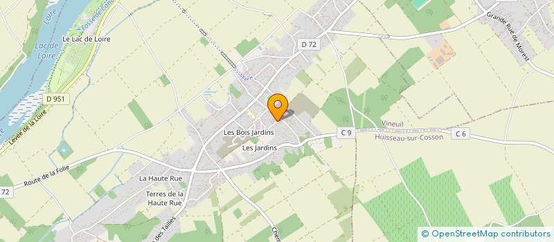 localisation de l'entreprise SCI GUIRADO  VINEUIL