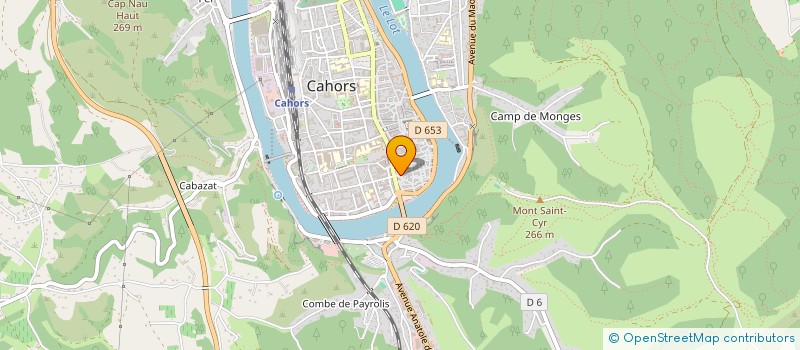 localisation de l'entreprise SCI GUIRAUDETTE  CAHORS