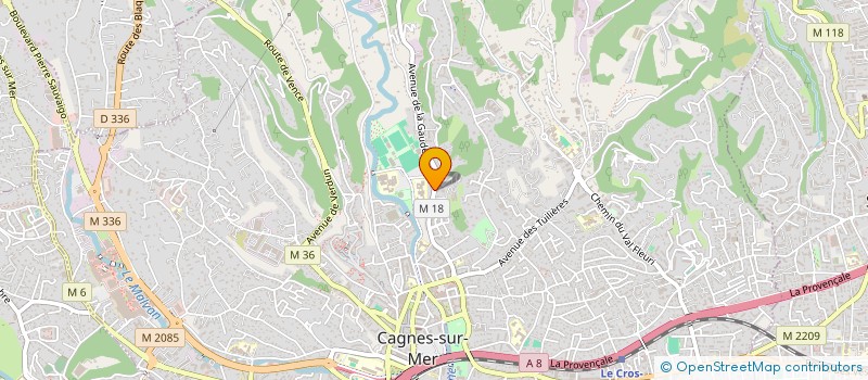 localisation de l'entreprise SCI GUIRAY à CAGNES-SUR-MER