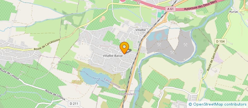 localisation de l'entreprise SCI GUIRBAL à CARCASSONNE