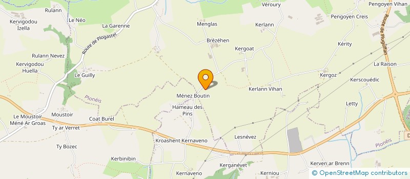 localisation de l'entreprise SCI GUIRIEC  PLONEIS