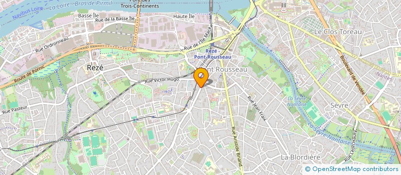 localisation de l'entreprise SCI GUIRIEC SPRIGG  REZE