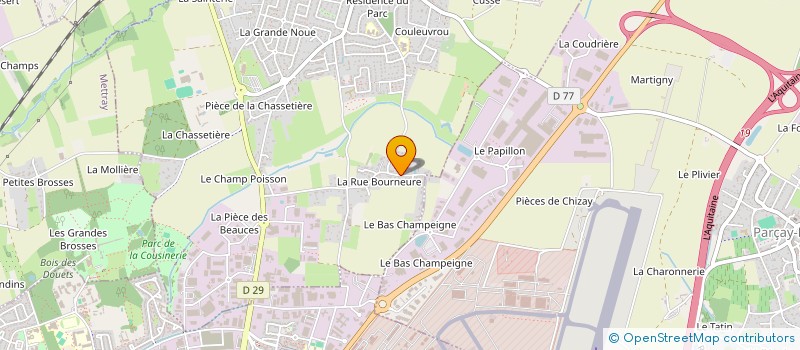 localisation de l'entreprise SCI GUIROCOIF à NOTRE-DAME-D'OE
