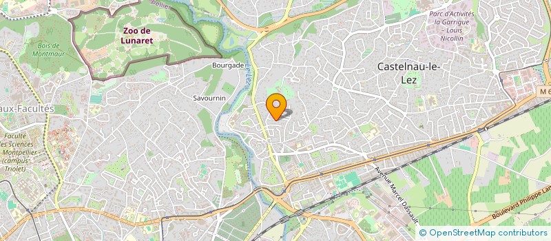 localisation de l'entreprise SCI GUIRODEL à CASTELNAU LE LEZ