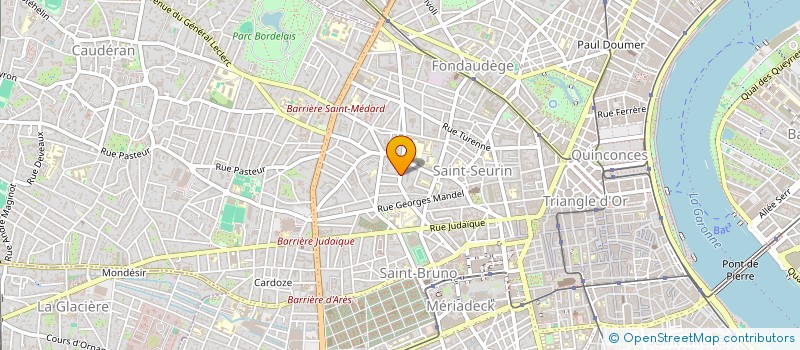 localisation de l'entreprise SCI GUIRORE  BORDEAUX