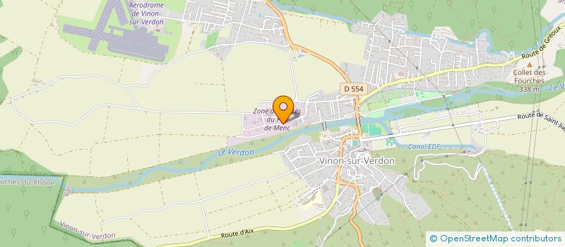 localisation de l'entreprise SCI GUIS  VINON-SUR-VERDON