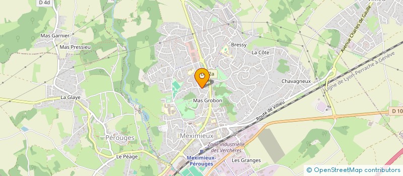 localisation de l'entreprise SCI GUISARAPH à MEXIMIEUX