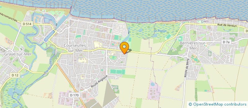 localisation de l'entreprise SCI GUISCARD à COURSEULLES-SUR-MER