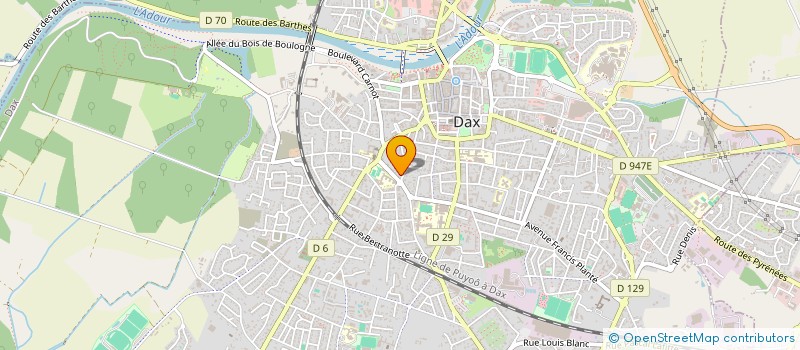 localisation de l'entreprise SCI GUISLAIN RUETRAN à DAX