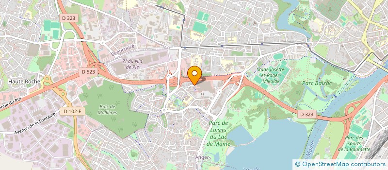 localisation de l'entreprise SCI GUISMO à ANGERS