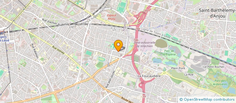 localisation de l'entreprise SCI GUISSOBEA à ANGERS