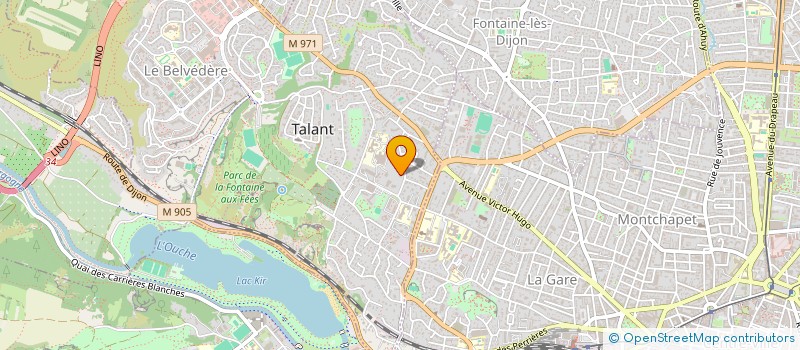 localisation de l'entreprise SCI GUITAL  TALANT