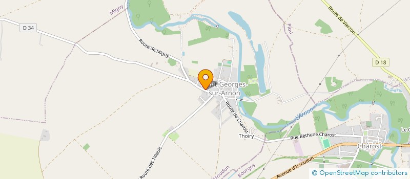 localisation de l'entreprise SCI GUITAM à SAINT-GEORGES-SUR-ARNON