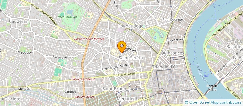 localisation de l'entreprise SCI GUITE  BORDEAUX