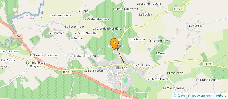 localisation de l'entreprise SCI GUITET à SEVREMOINE