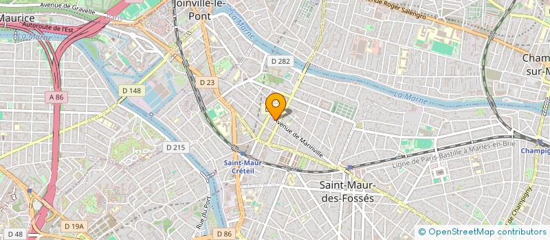 localisation de l'entreprise SCI GUITHOMAT à ST MAUR DES FOSSES