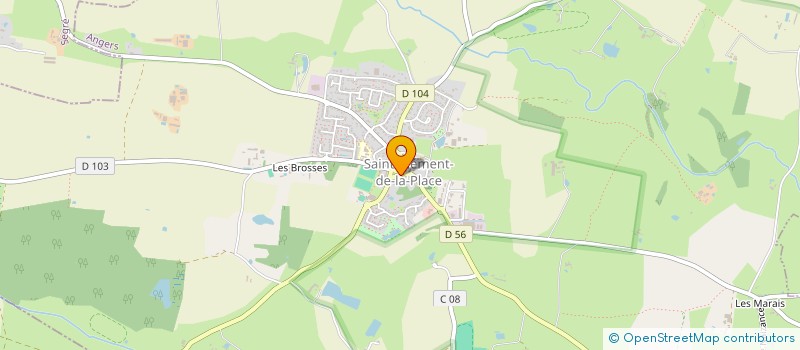 localisation de l'entreprise SCI GUITHOPILLET à SAINT-CLEMENT-DE-LA-PLACE