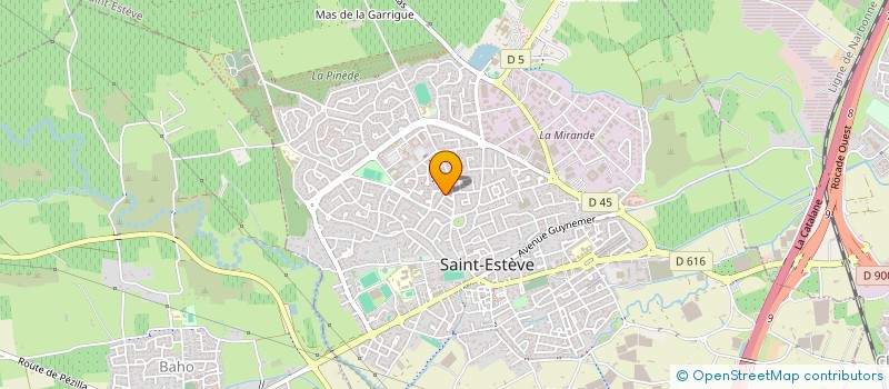localisation de l'entreprise SCI GUITHORY  SAINT-ESTEVE