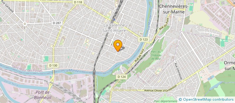 localisation de l'entreprise SCI GUITINE à SAINT-MAUR-DES-FOSSES