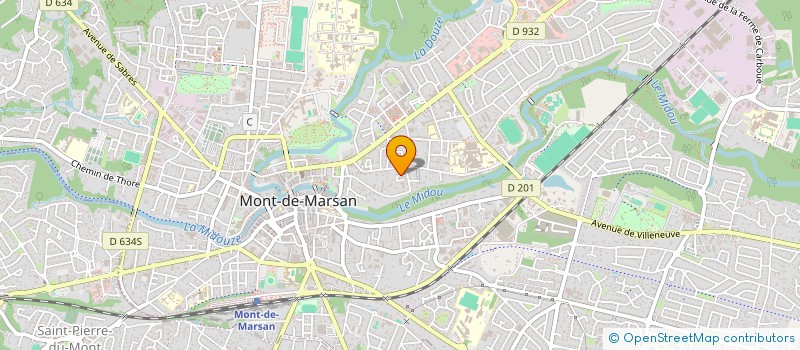 localisation de l'entreprise SCI GUITMALO à MONT-DE-MARSAN