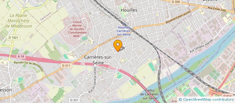 localisation de l'entreprise SCI GUITOURNELLE  CARRIERES-SUR-SEINE