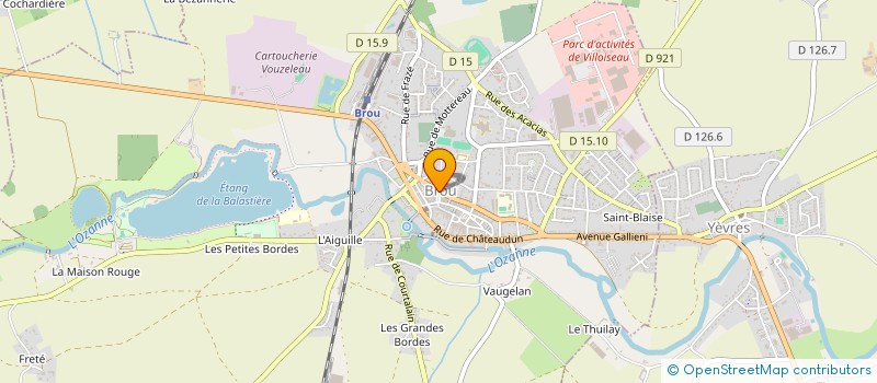 localisation de l'entreprise SCI GUITRI à BROU