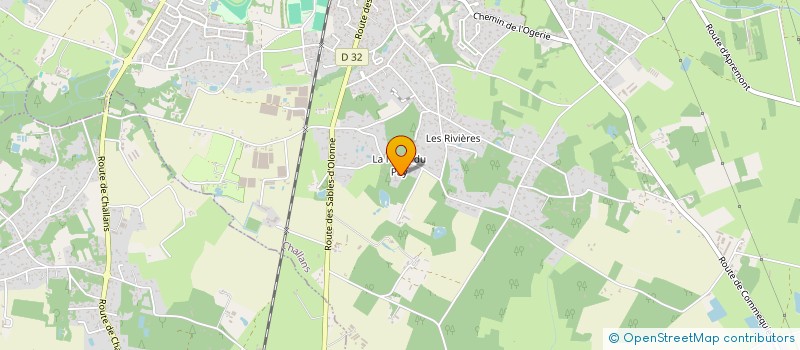 localisation de l'entreprise SCI GUITS à CHALLANS