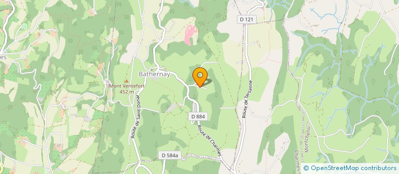 localisation de l'entreprise SCI GUITTON  BATHERNAY