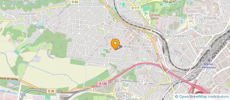 localisation de l'entreprise SCI GUIVI à PALAISEAU