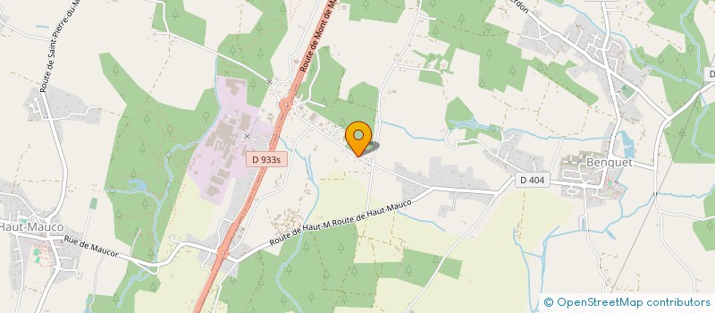 localisation de l'entreprise SCI GUIVY ET ASSOCIES  BENQUET