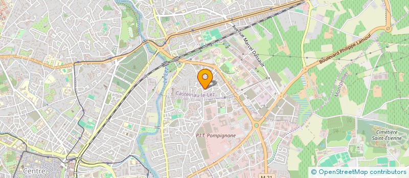 localisation de l'entreprise SCI GUIWUA à CASTELNAU-LE-LEZ