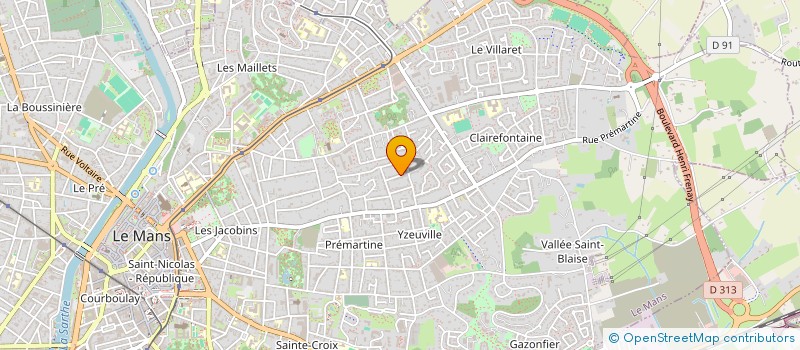 localisation de l'entreprise SCI GUIXA  LE MANS