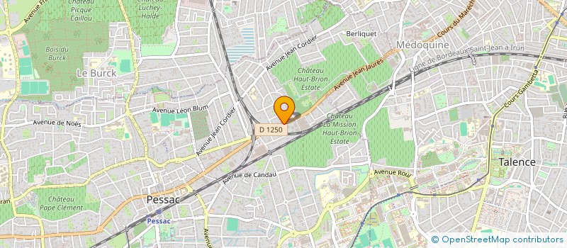 localisation de l'entreprise SCI GUIZA  PESSAC