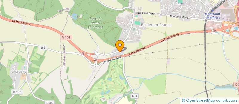 localisation de l'entreprise SCI GUIZMO  BAILLET-EN-FRANCE