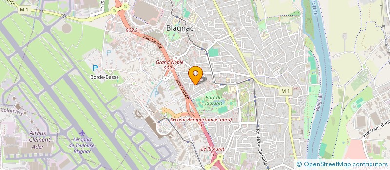 localisation de l'entreprise SCI GUIZMOCAPUELLA  BLAGNAC