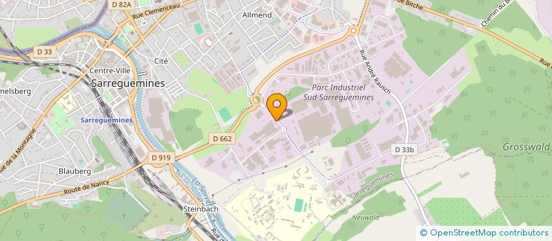 localisation de l'entreprise SCI GUL à SARREGUEMINES