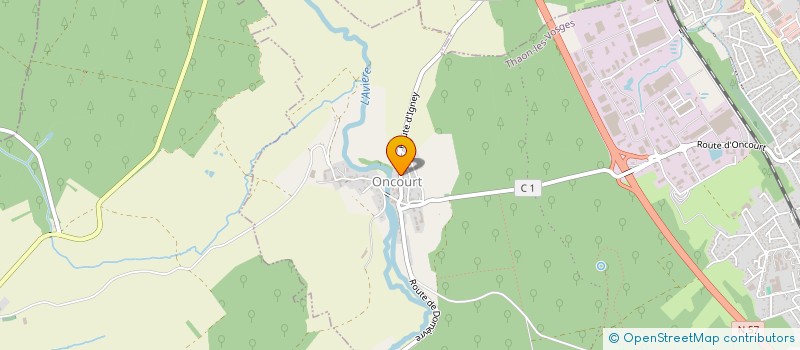 localisation de l'entreprise SCI GUL  THAON-LES-VOSGES