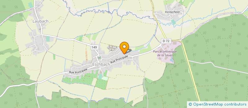 localisation de l'entreprise SCI GULDNER  ESCHBACH