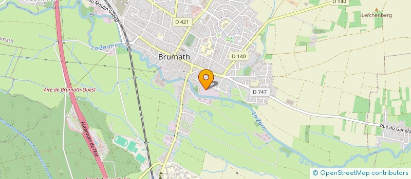 localisation de l'entreprise SCI GULEC  BRUMATH