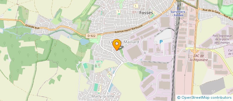 localisation de l'entreprise SCI GULERYUZ  MARLY-LA-VILLE