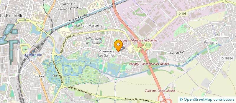 localisation de l'entreprise SCI GULHAD  LA ROCHELLE