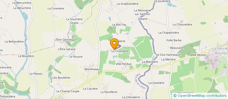 localisation de l'entreprise SCI GULISEO  SAINT-PIERRE-DES-NIDS