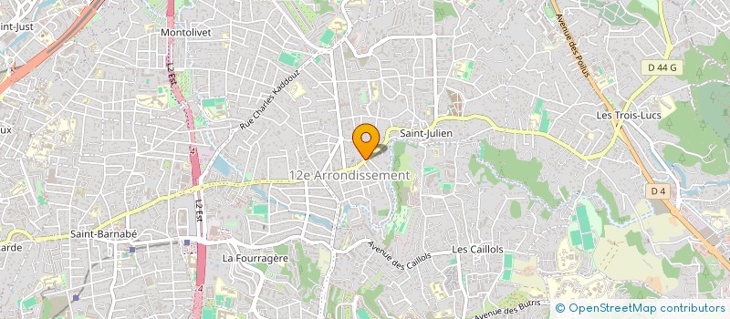 localisation de l'entreprise SCI GULLIVER à MARSEILLE